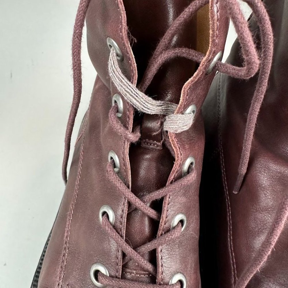 Madewell The Rayna Lace-Up Boot in Leather in Brown - Picture 5 of 9